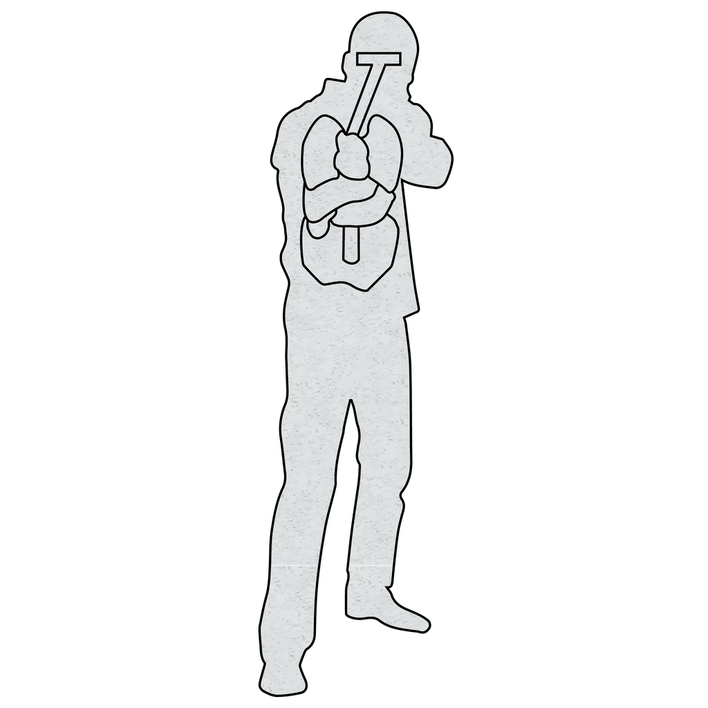 6 Foot Infinity Target Silhouette