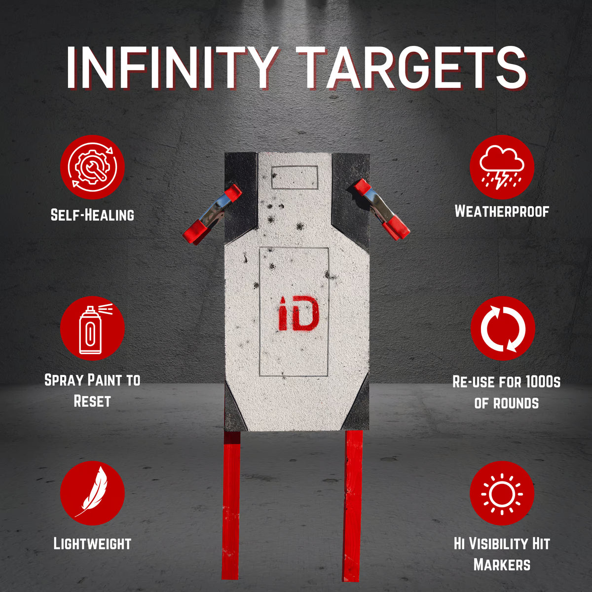Infinit Target Self-Healing Infinity Targets for Shooting