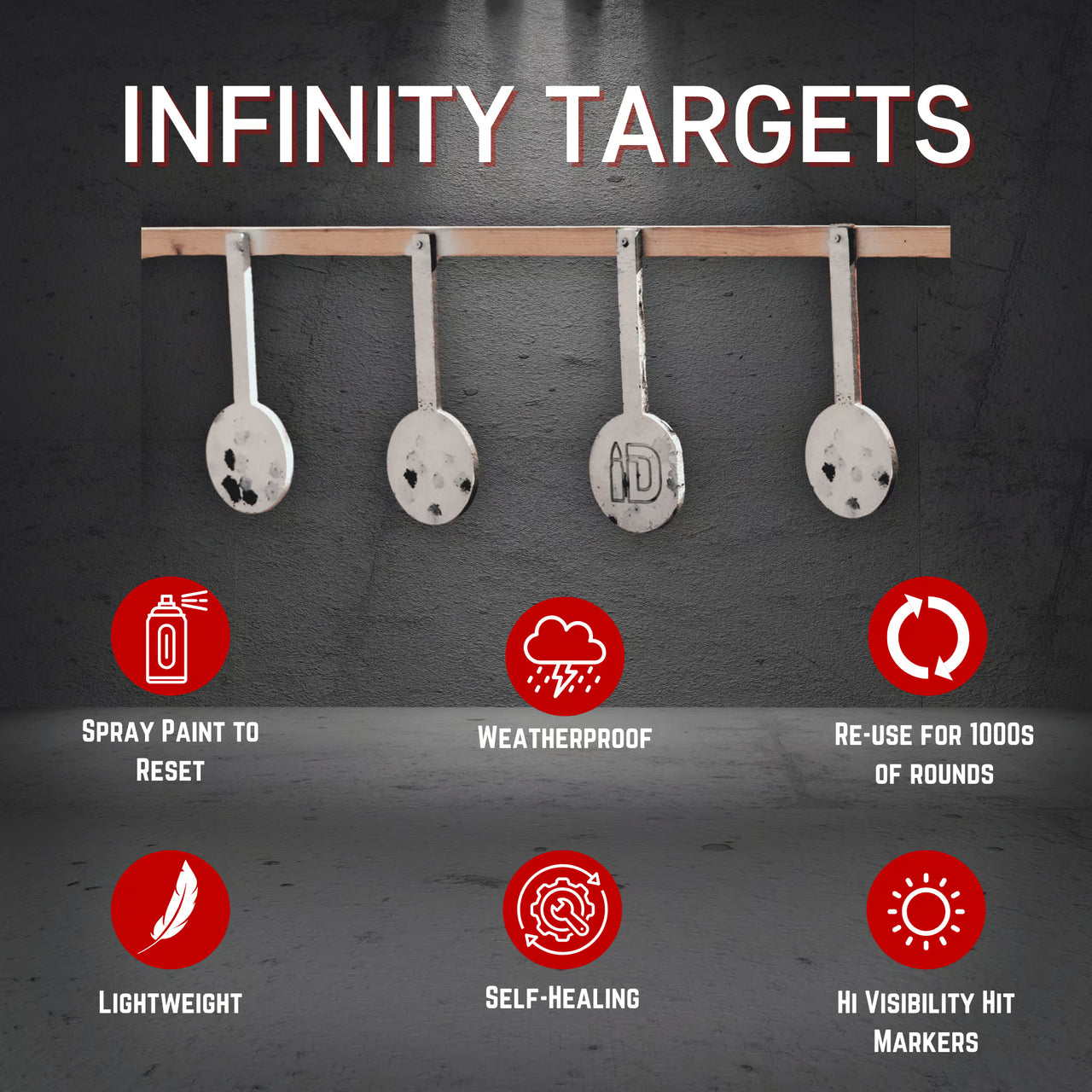 Gong Target Bundle Self-Healing Hangers