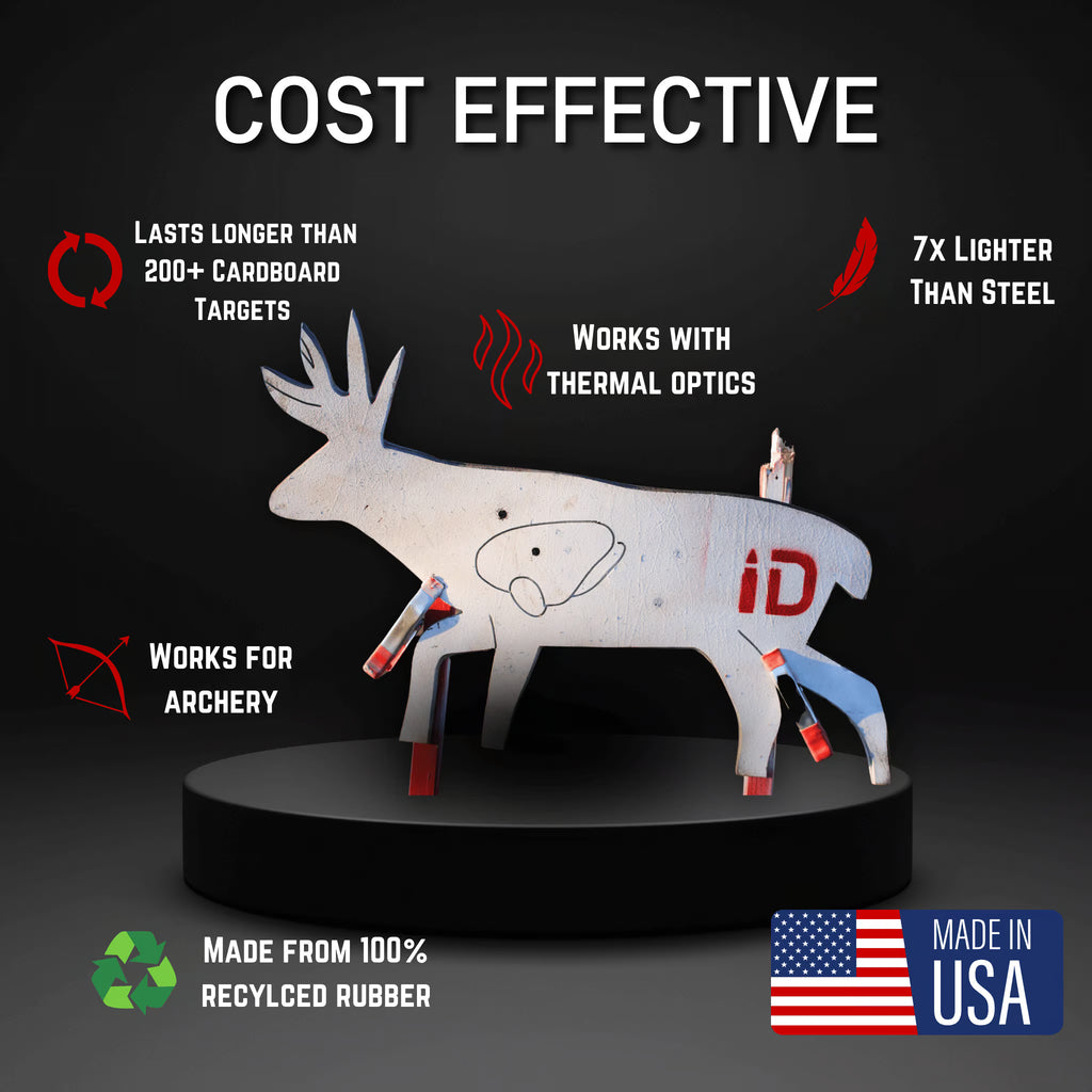 Deer Silhouette Reusable Target