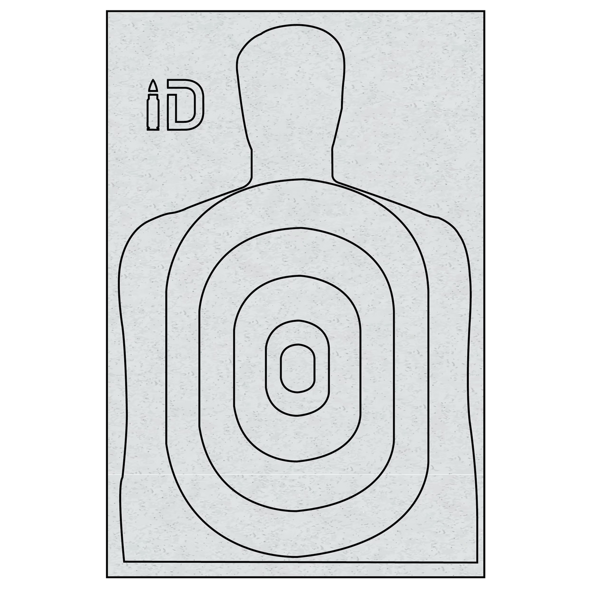 B27 Self Healing Silhouette Target