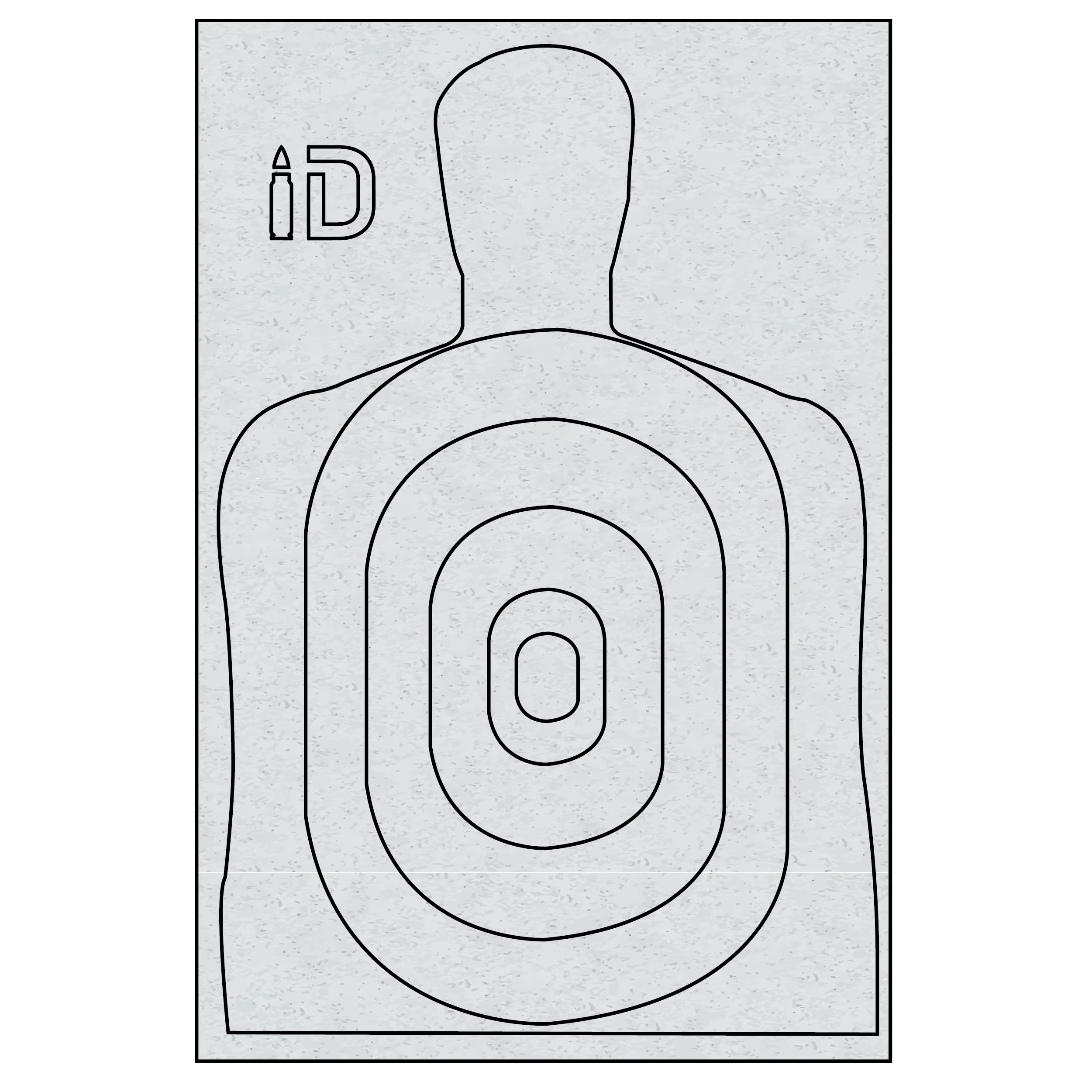 B27 Self Healing Silhouette Target