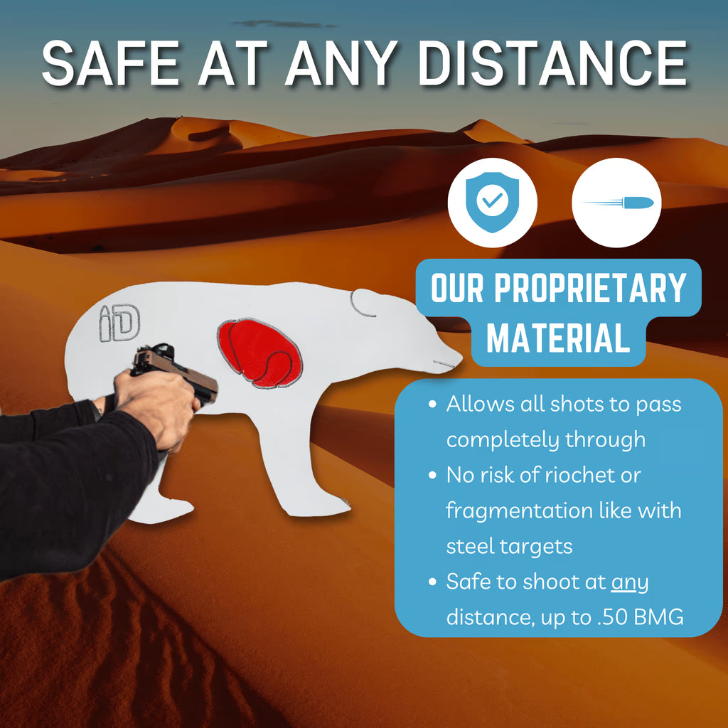 Infinity Bear Target Silhouette