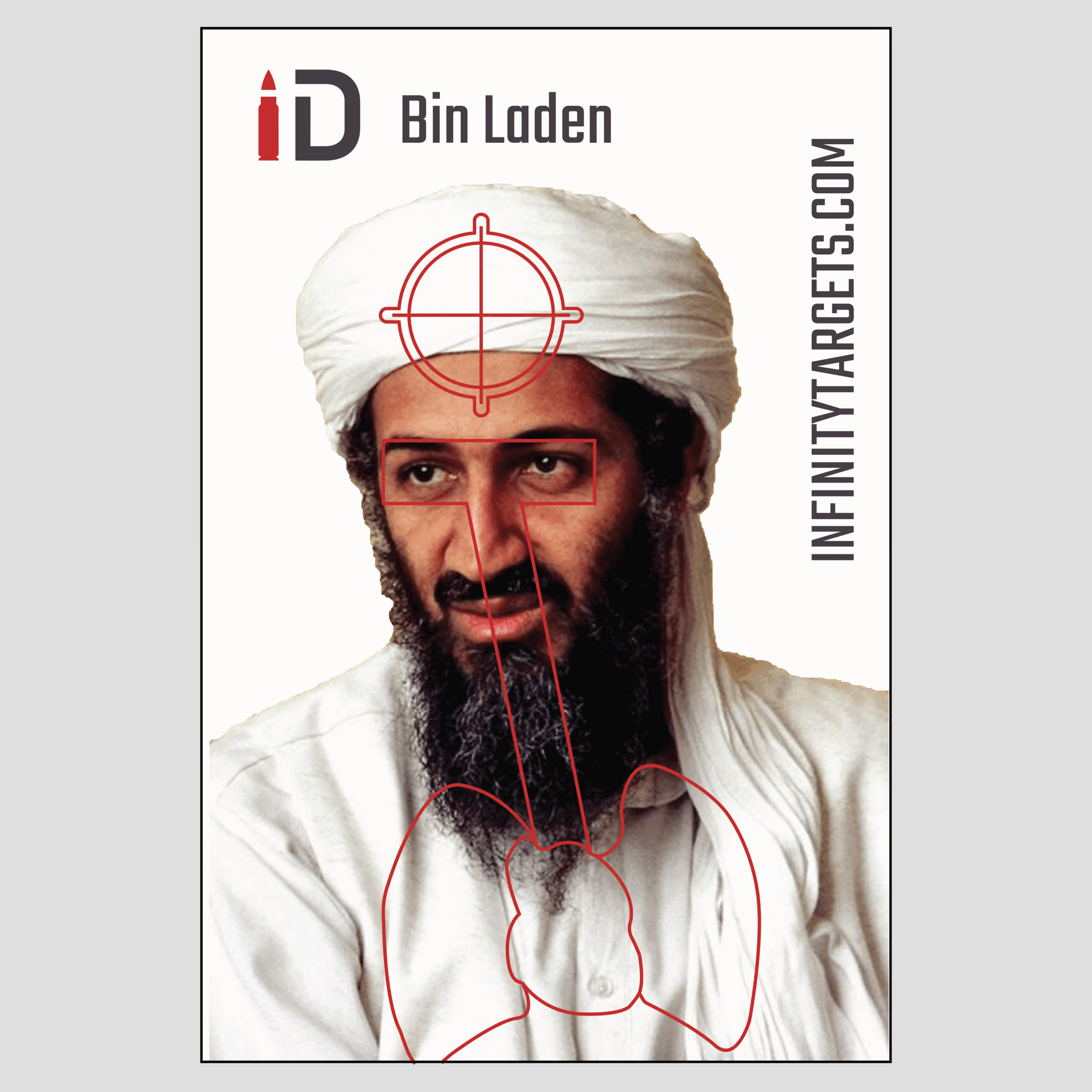 Bin Laden Paper Target (36