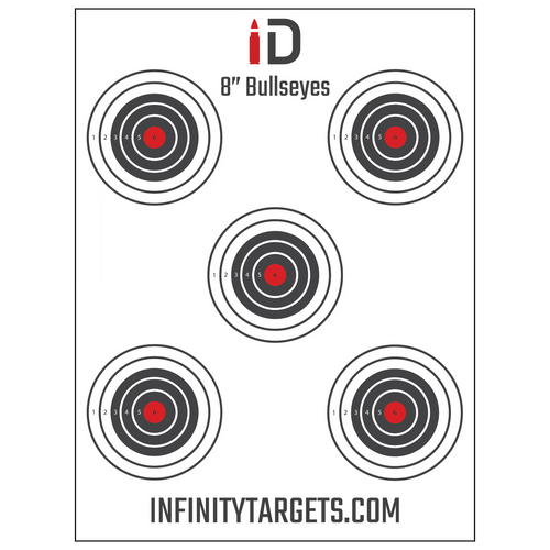 bullseye paper target. Infinity target