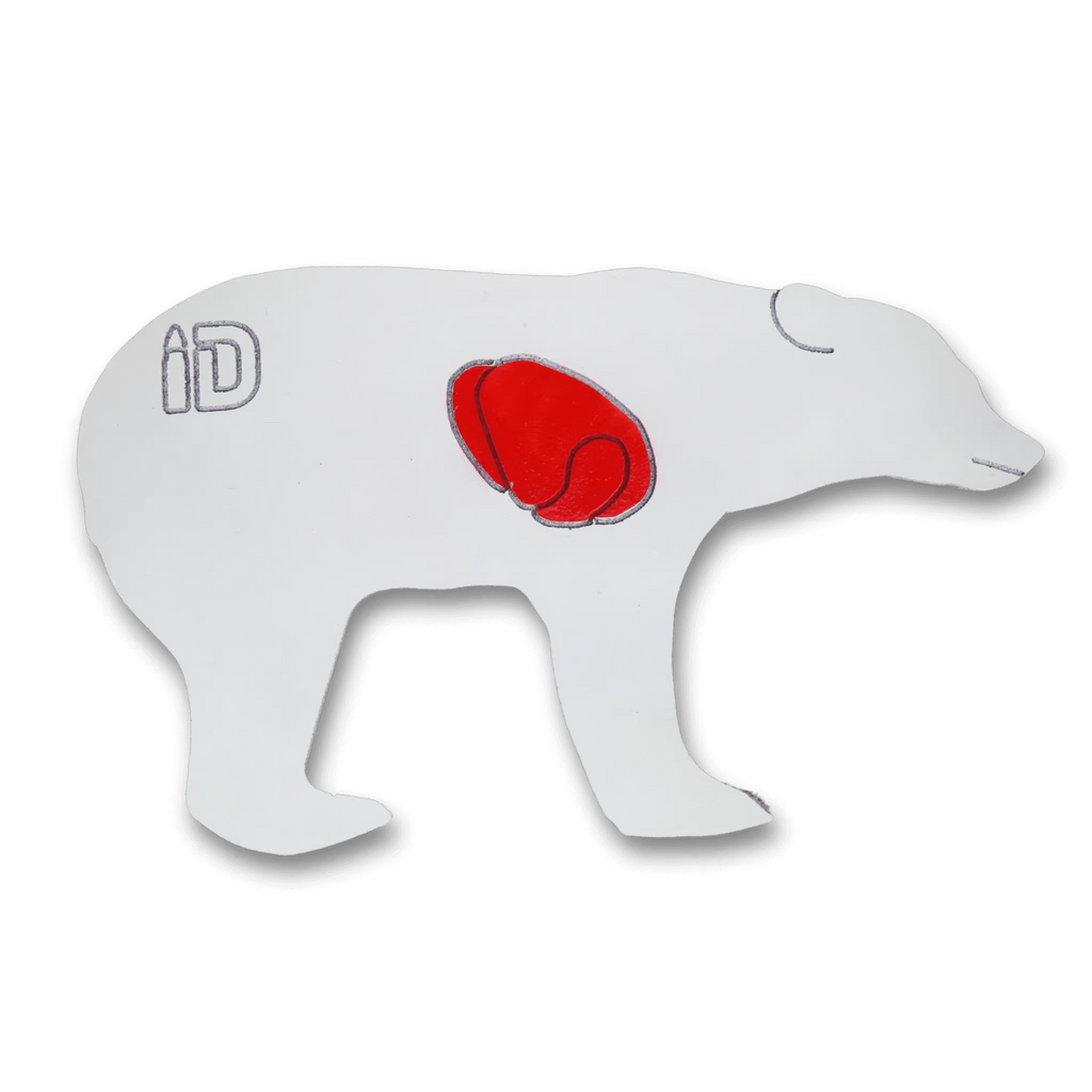 Realistic Bear Silhouette Shooting Target