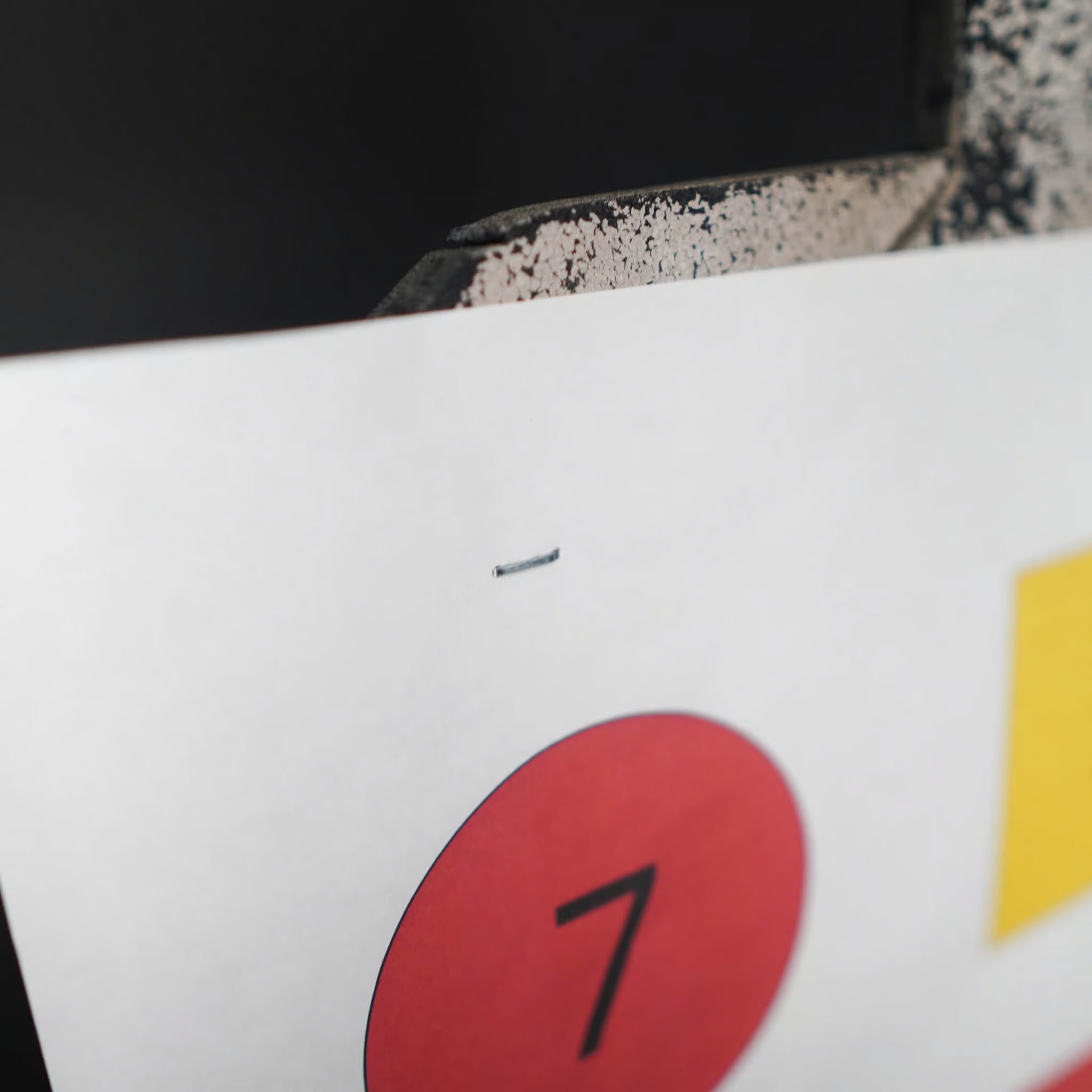 paper target stapled to infinity target color cumber shape drill paper target