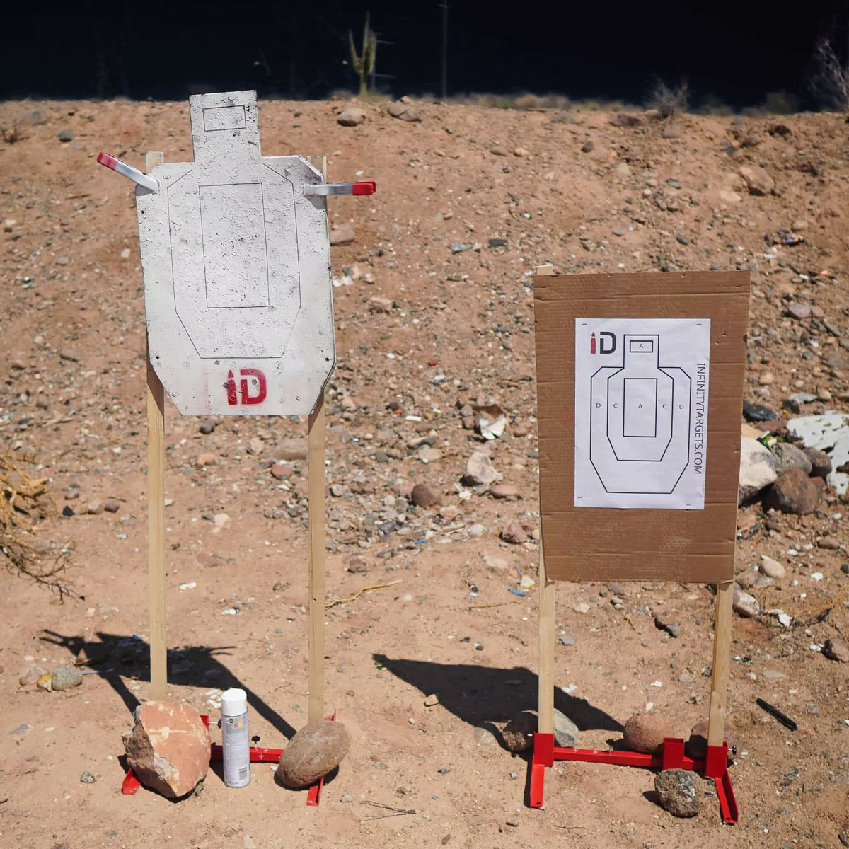 Decreasing Size Target 50 Half-Size USPSA Paper Targets - Precision Practice – Infinity Targets