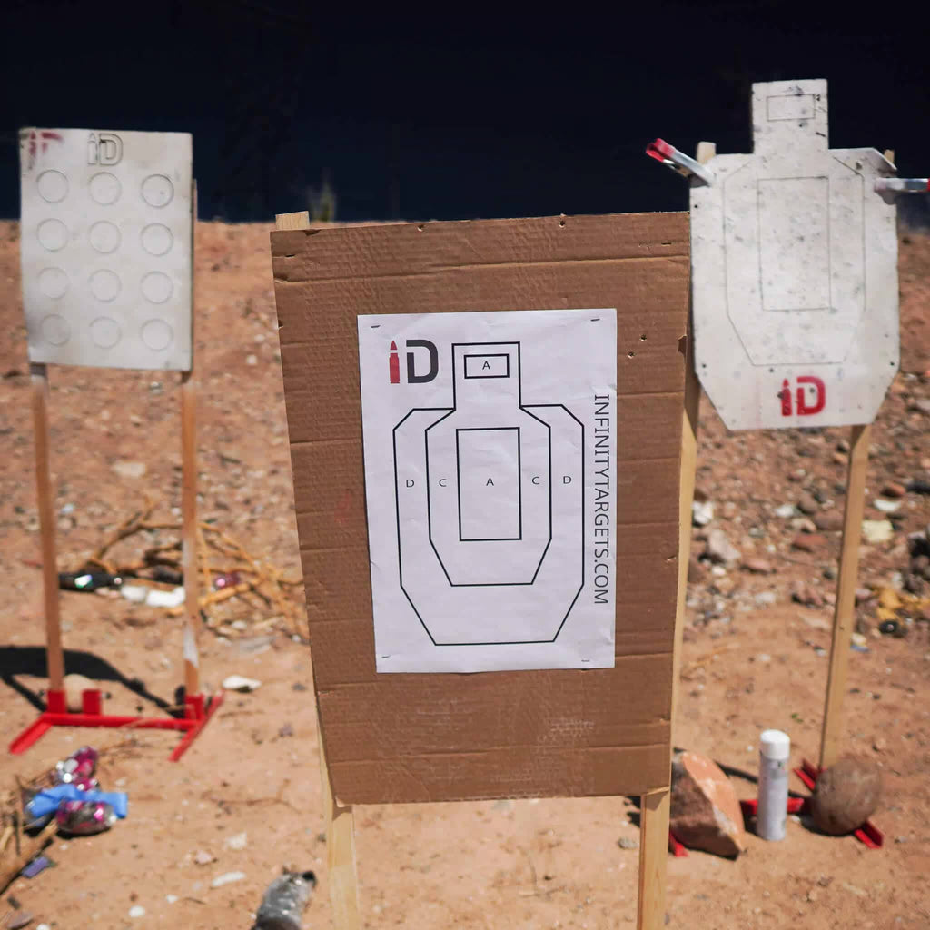 Paper Target Machine 50 Half-Size USPSA Paper Targets - Precision Practice – Infinity Targets