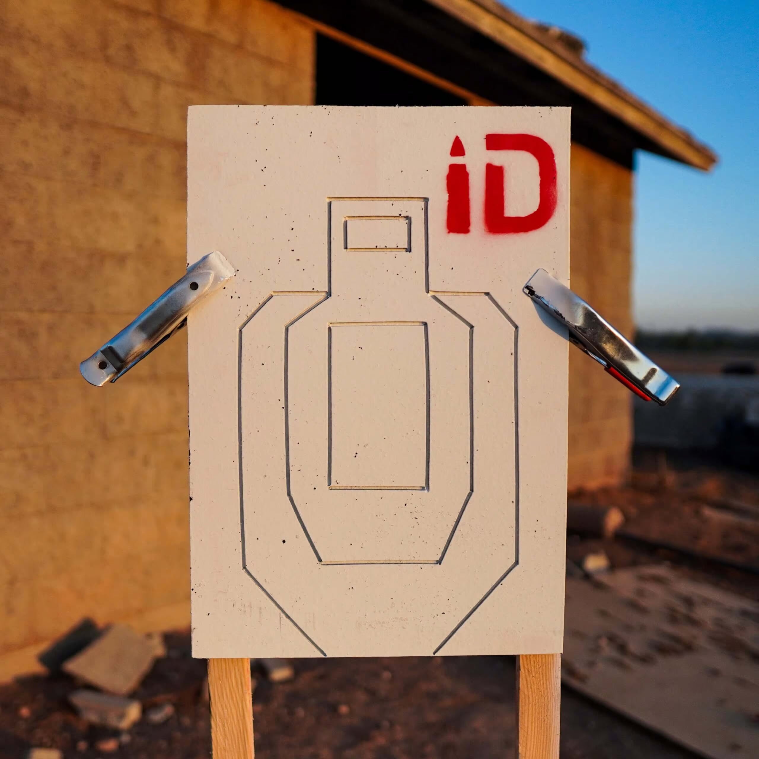 USPSA Practice Target Half Size Infinity Target
