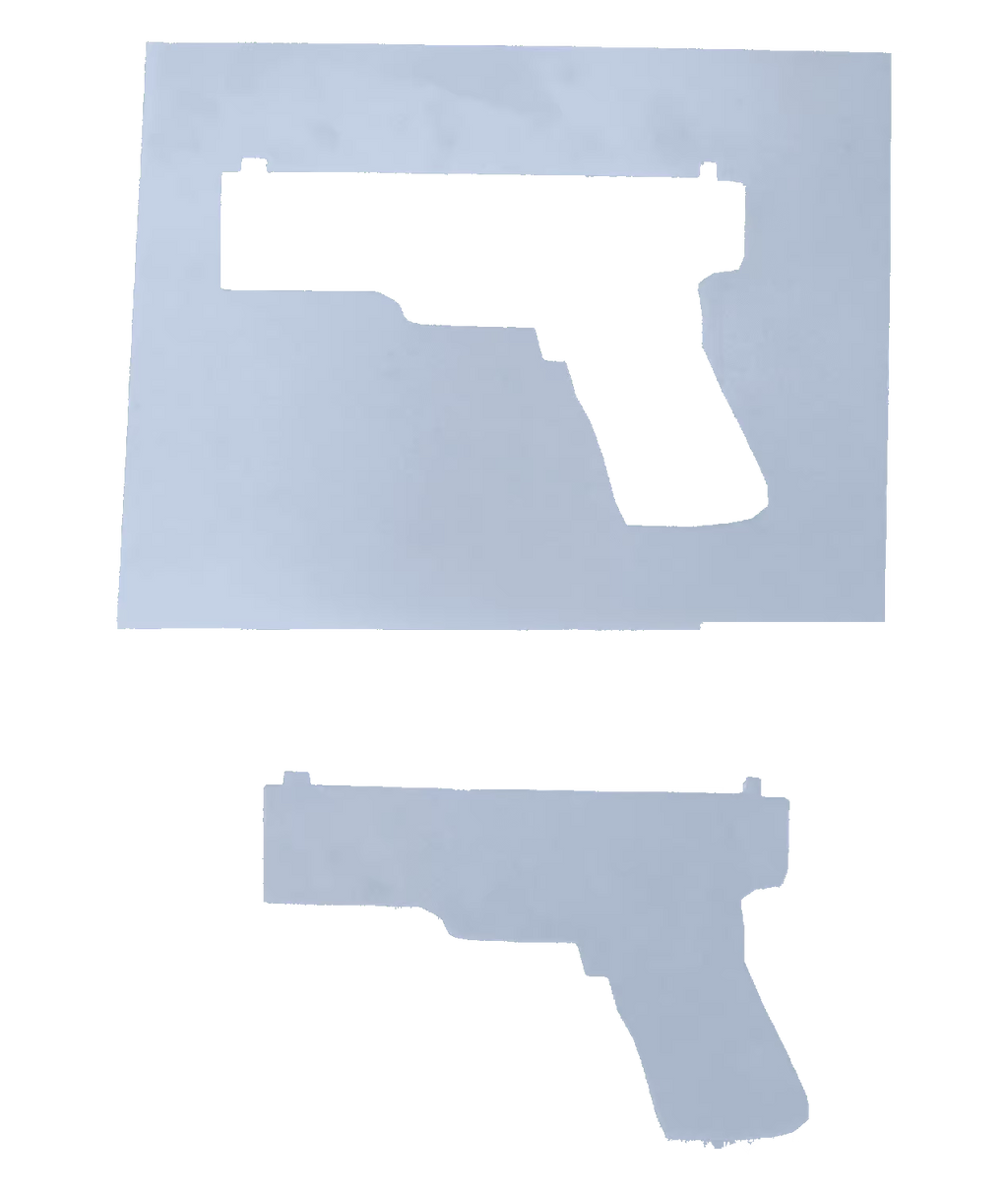 Handgun/Threat Stencil
