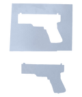 Handgun/Threat Stencil