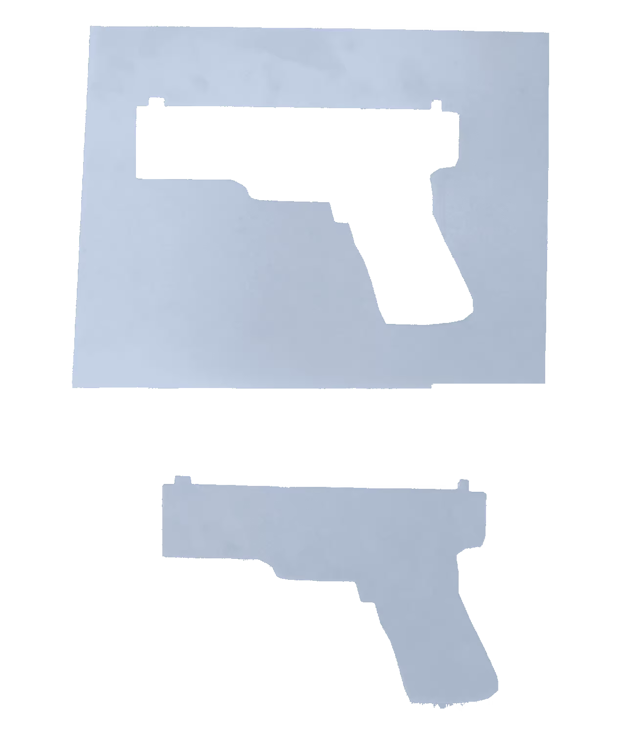 Handgun/Threat Stencil