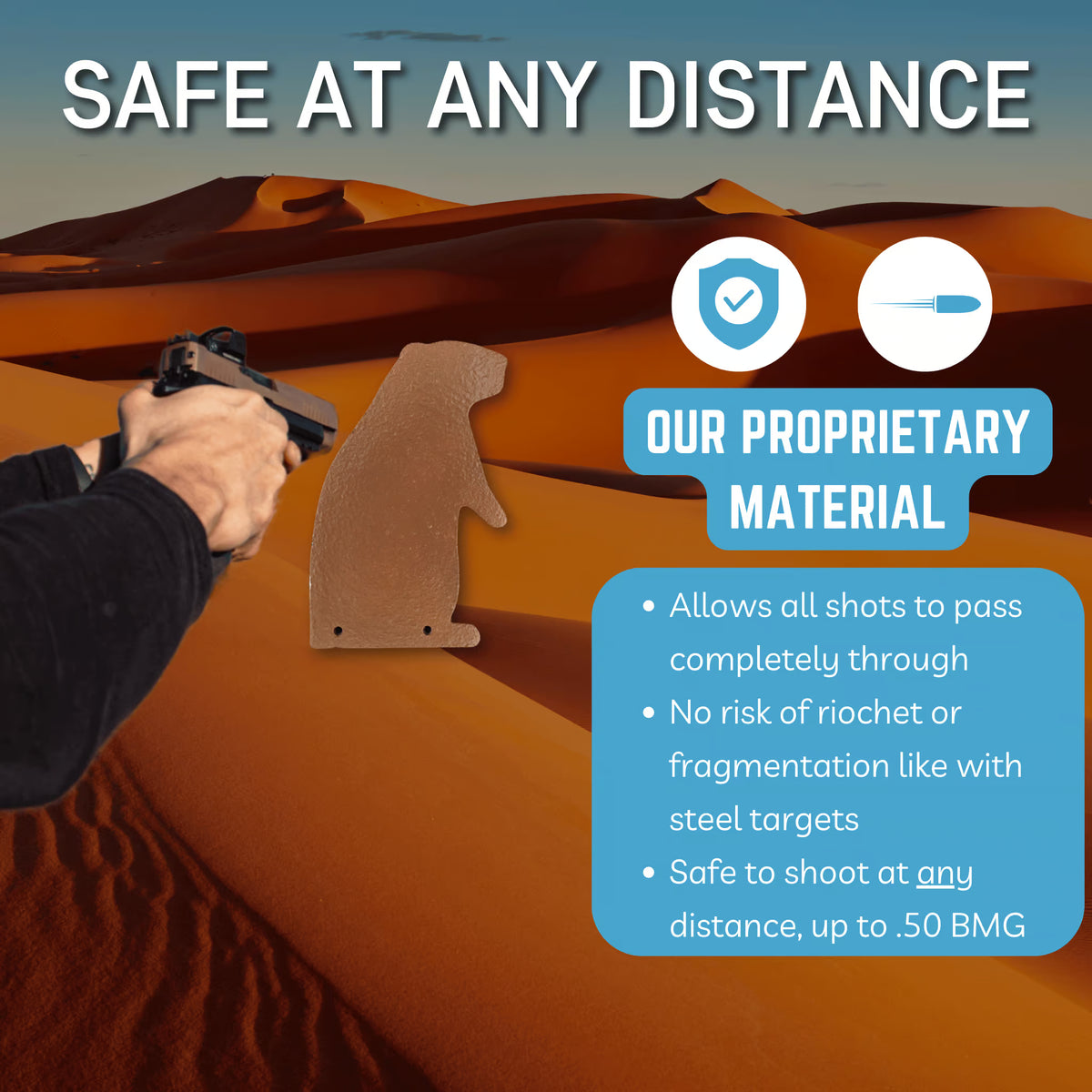 Groundhog Paper Rifle Target Groundhog Target – Self-Healing & Reactive – Infinity Targets