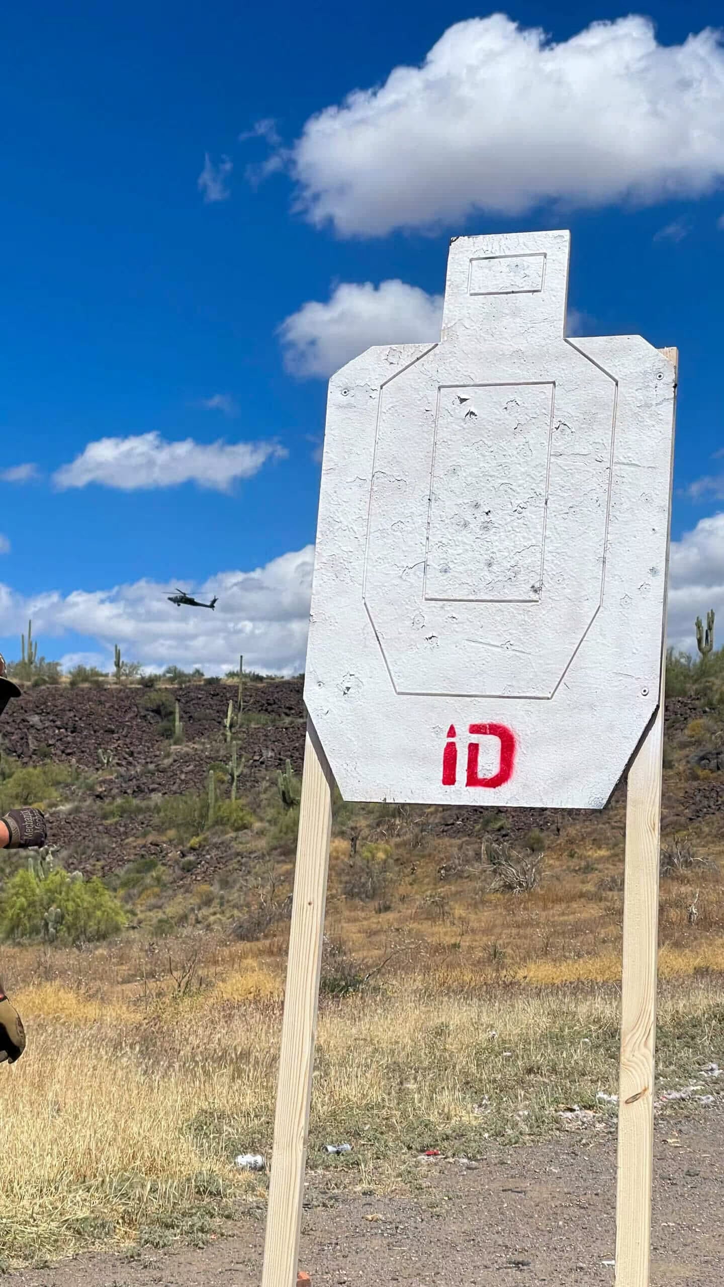 Infinity Target Silhouette. outdoor target wood target sticks helicopter