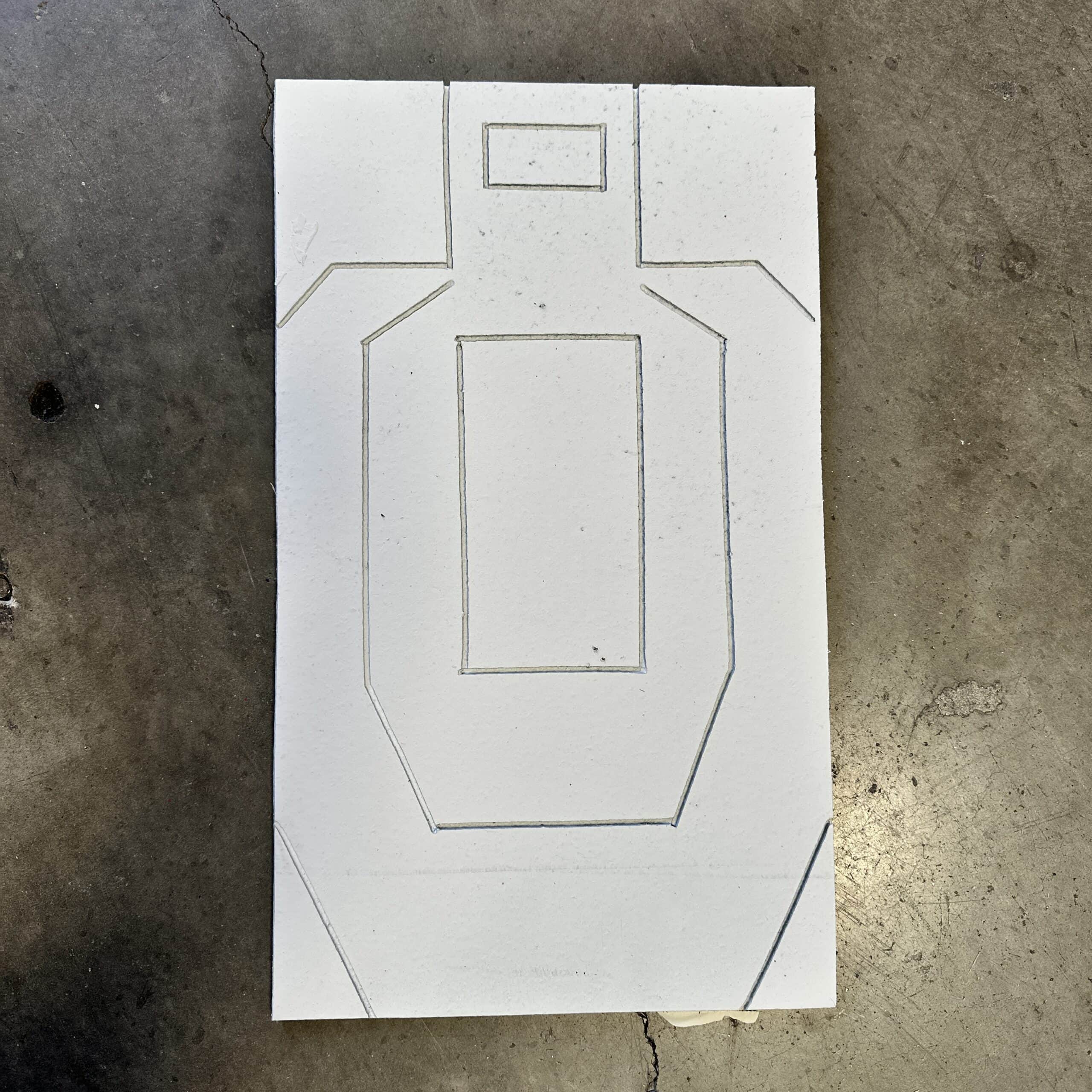2/3 scale uspsa shooting target