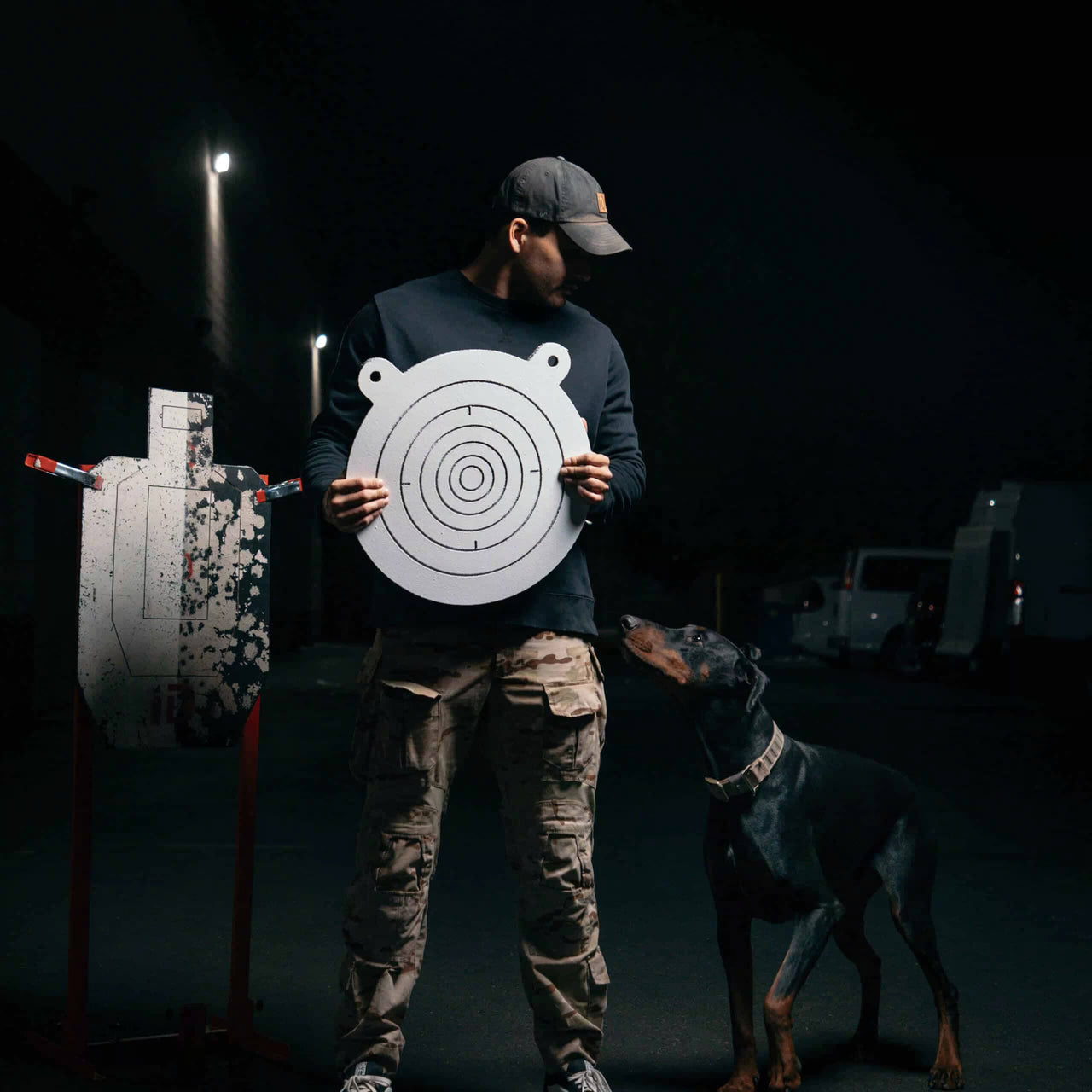 Infinity Bullseye Silhouette Target