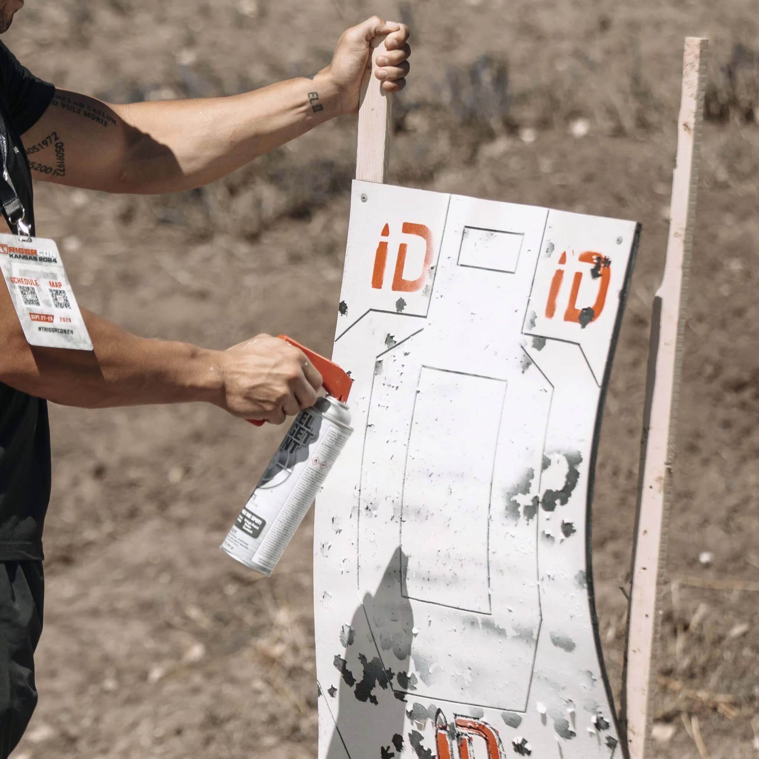 High-Visibility Target Paint