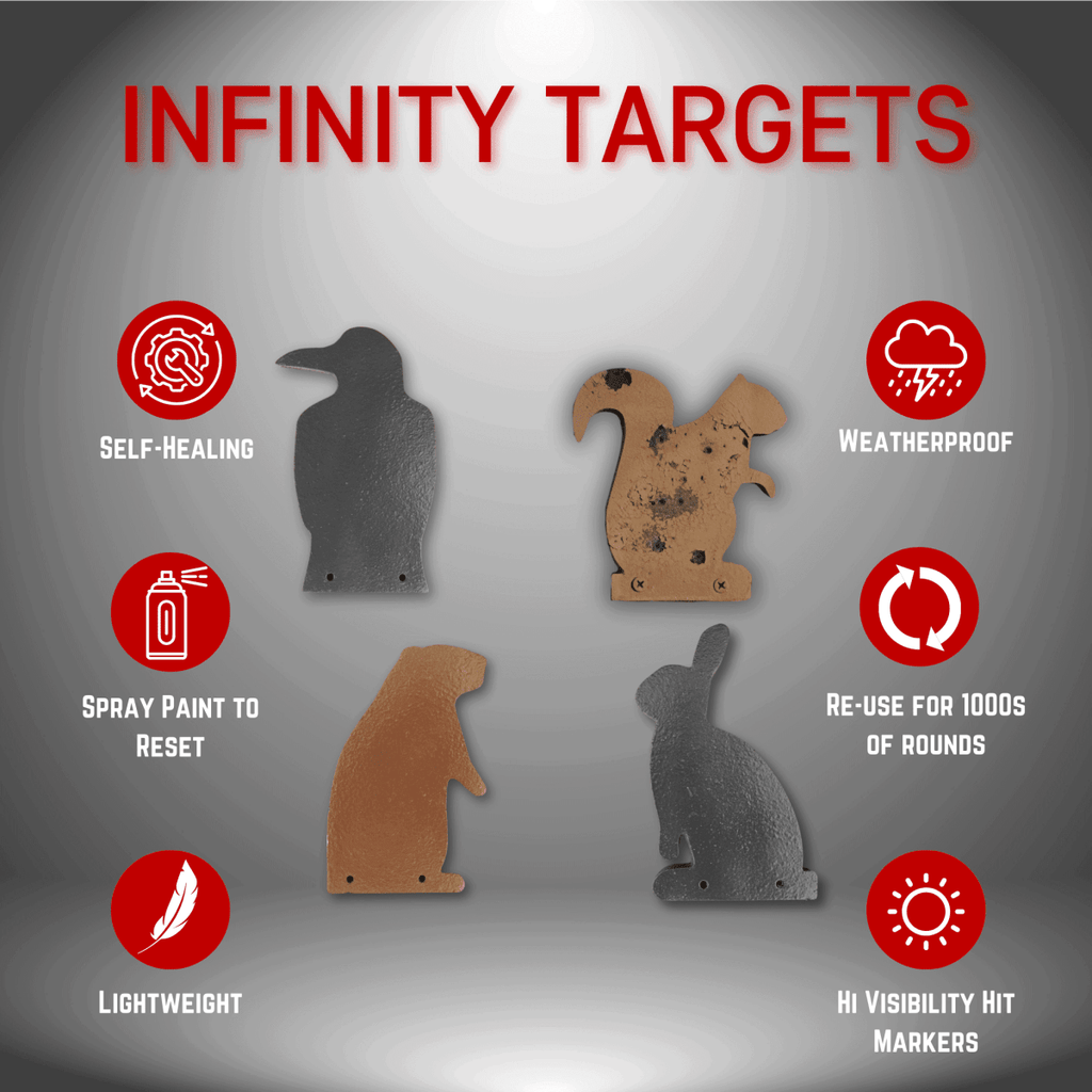 Tab Target Creature Animal Shooting Target Bundle – Self-Healing & Reactive – Infinity Targets