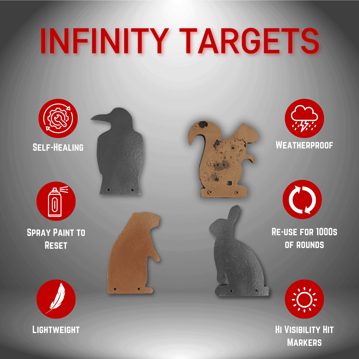 Animal Plinker Infinity Target Bundle - Infinity Targets