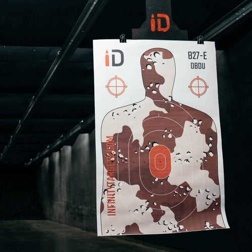 B27 E Choco Chip Qualification Target (36"x24") - Infinity Targets