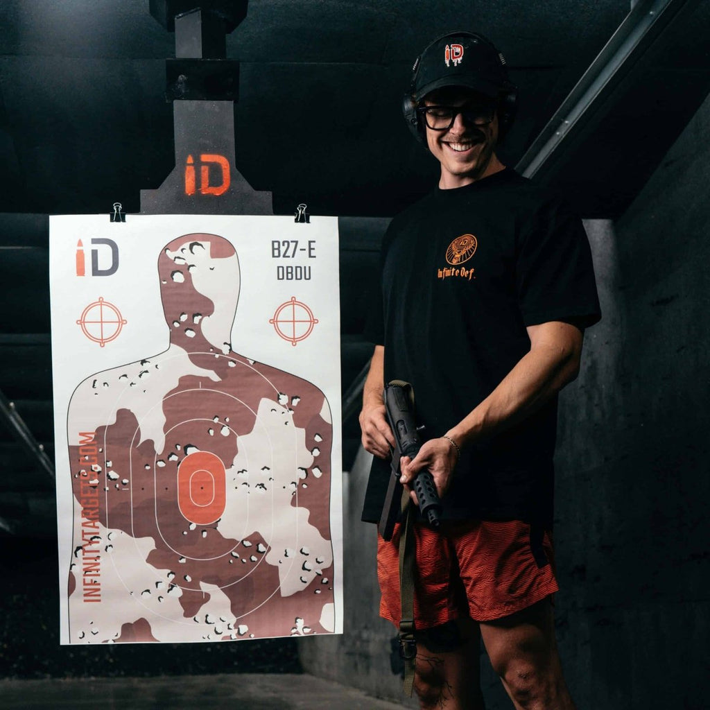 B27 E Choco Chip Qualification Target (36"x24") - Infinity Targets