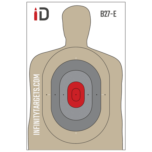 B27 Paper Qualification Target (36"x24") - Infinity Targets