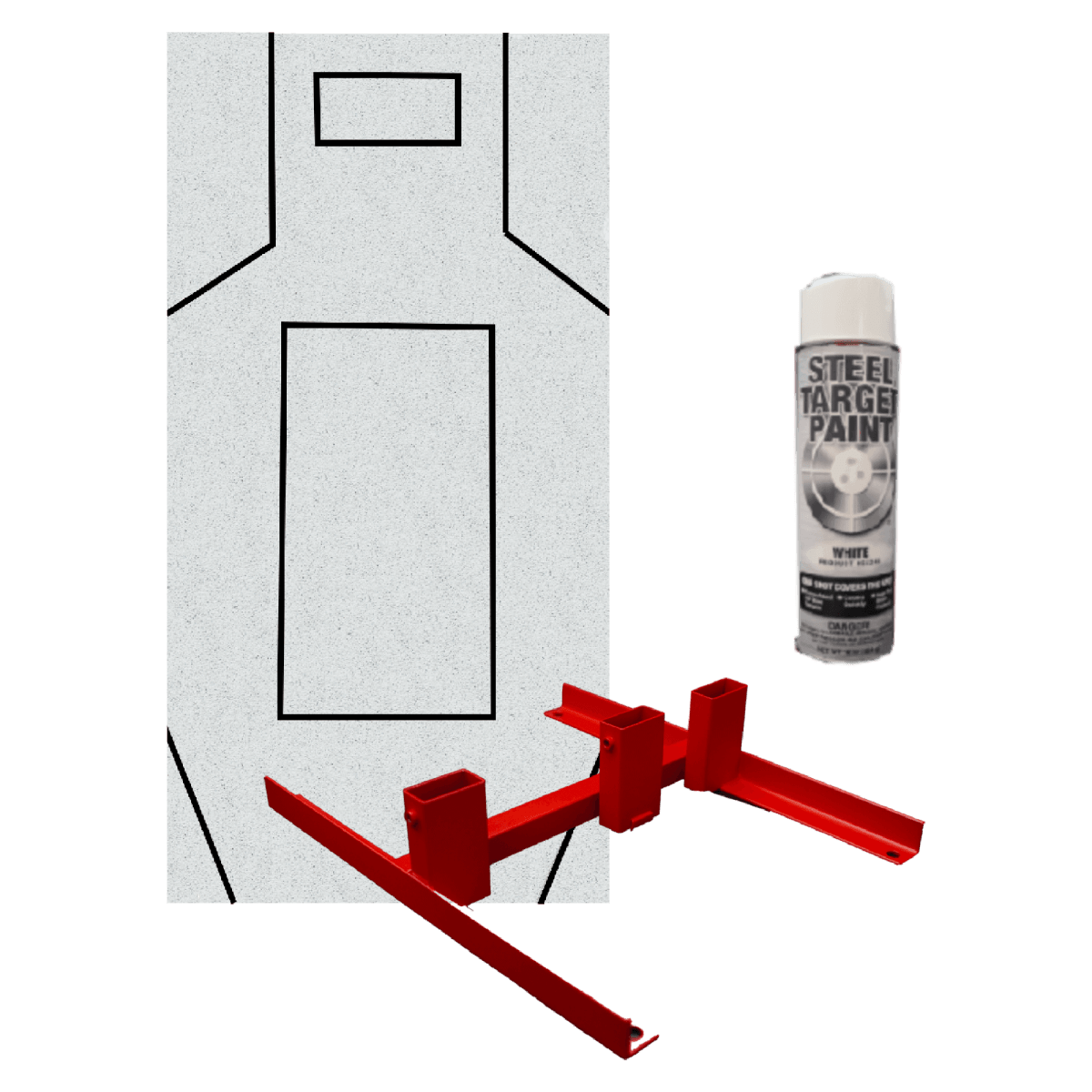 C - Zone Target Stand, & Paint Bundle - Infinity Targets