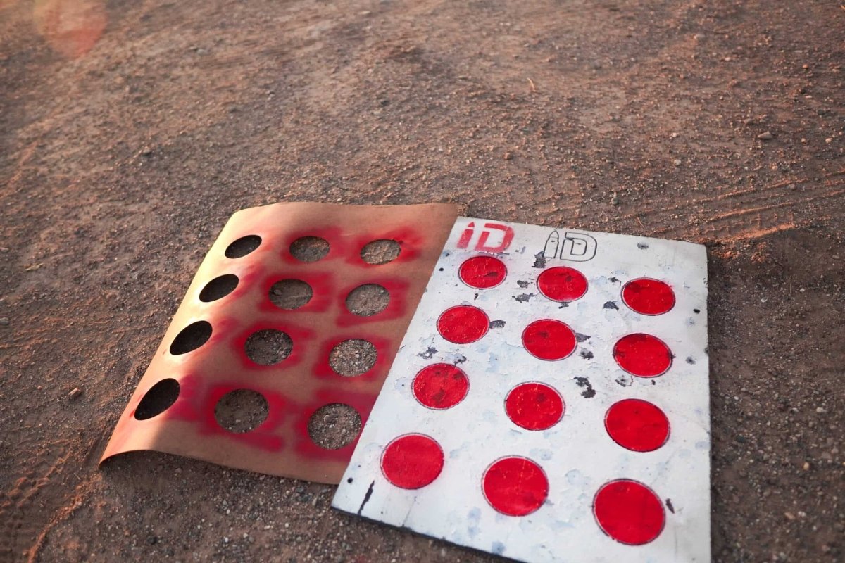 Circle Drill Stencil - Infinity Targets