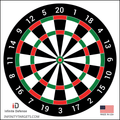 Dartboard Shooting Target - 18"x18" Paper - Infinity Targets