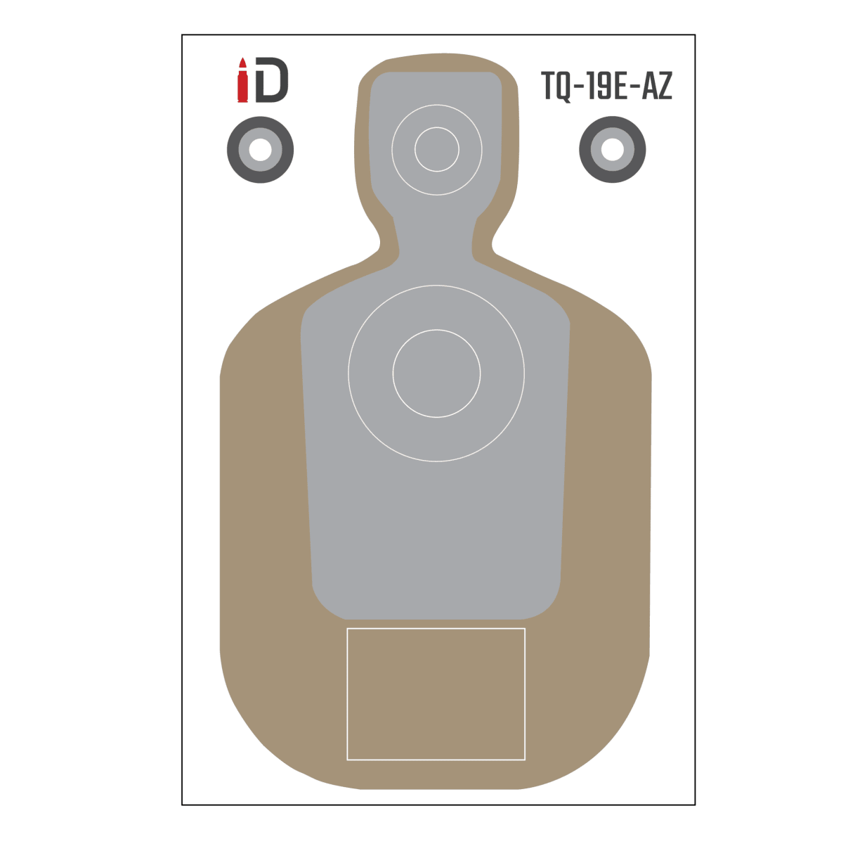TQ - 19E - AZ Paper Qualification Target (36"x24") - Infinity Targets