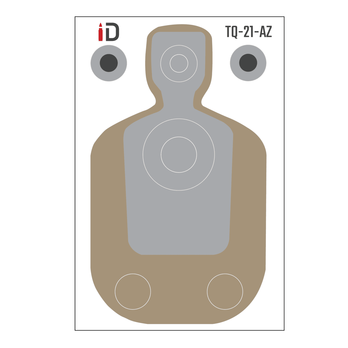 TQ - 21 AZ Paper Qualification Target (36"x24") - Infinity Targets