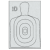 B27 Self Healing Silhouette Target