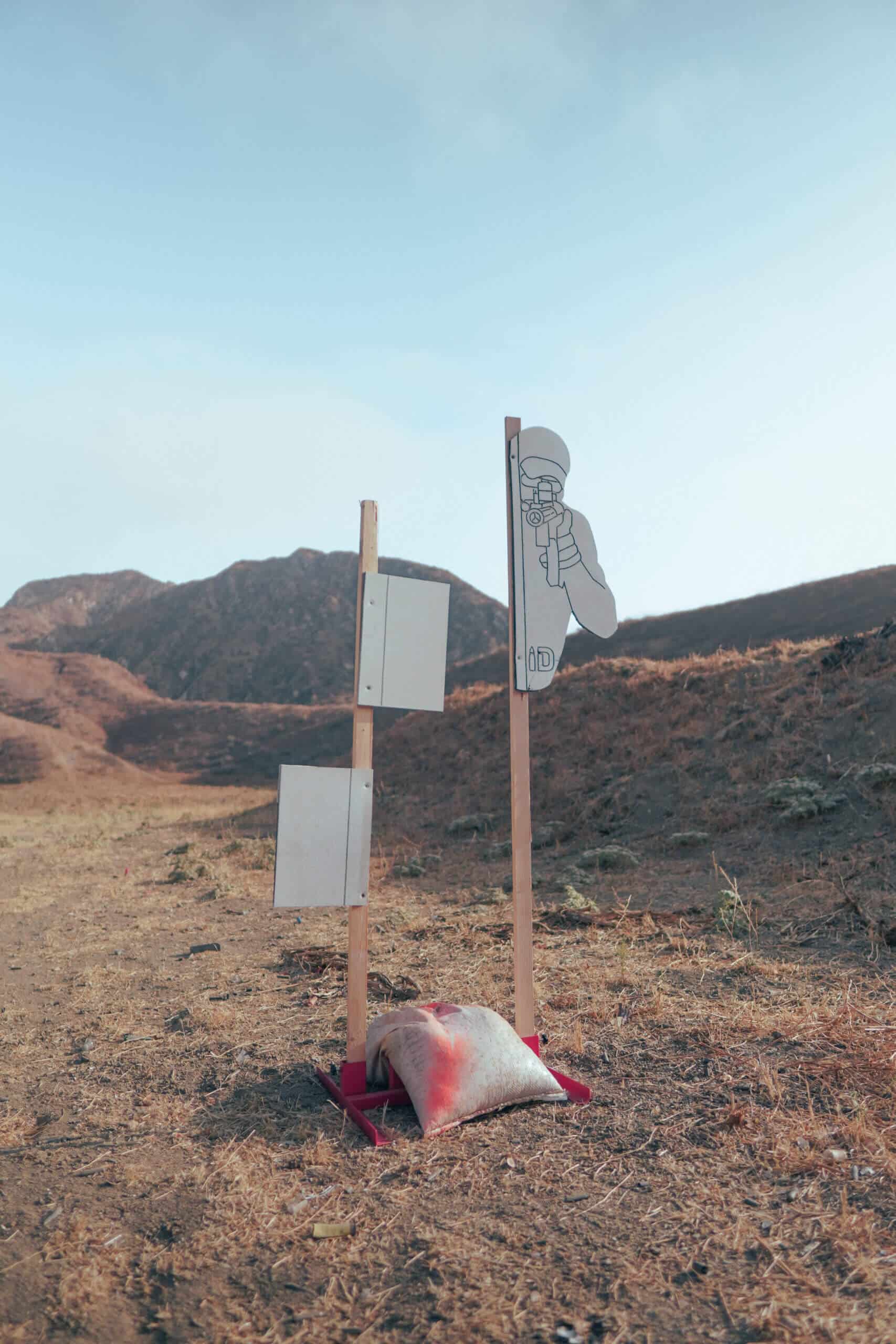 A-zone self healing targets rubber ID Targets
