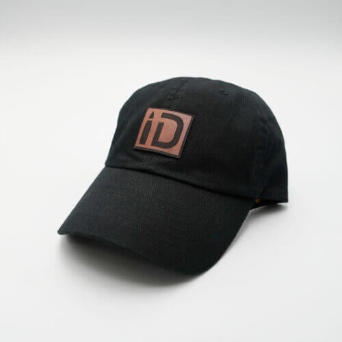 Leather ID Patch Dad Hat