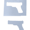 Handgun/Threat Stencil