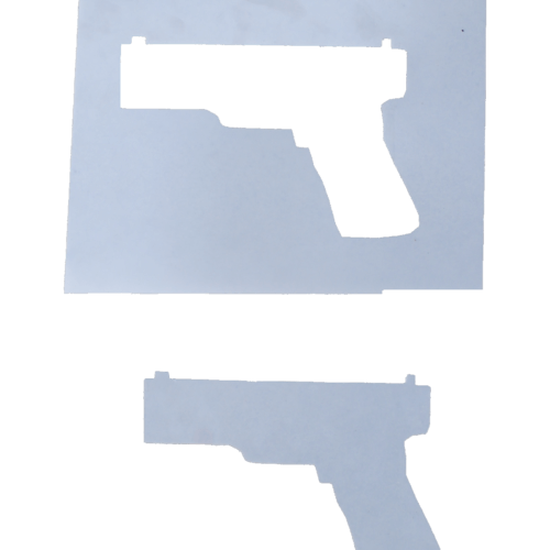 Handgun/Threat Stencil
