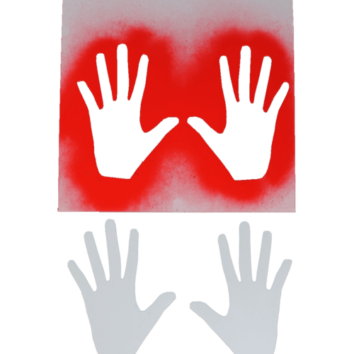 Hands Stencil