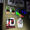 ID Logo & Red Gun Sticker