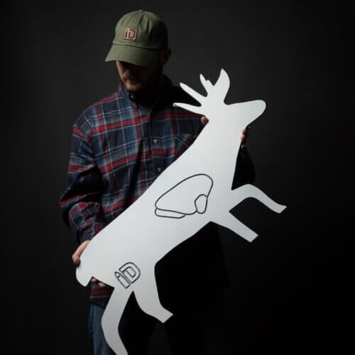 deer silhouette shooting target