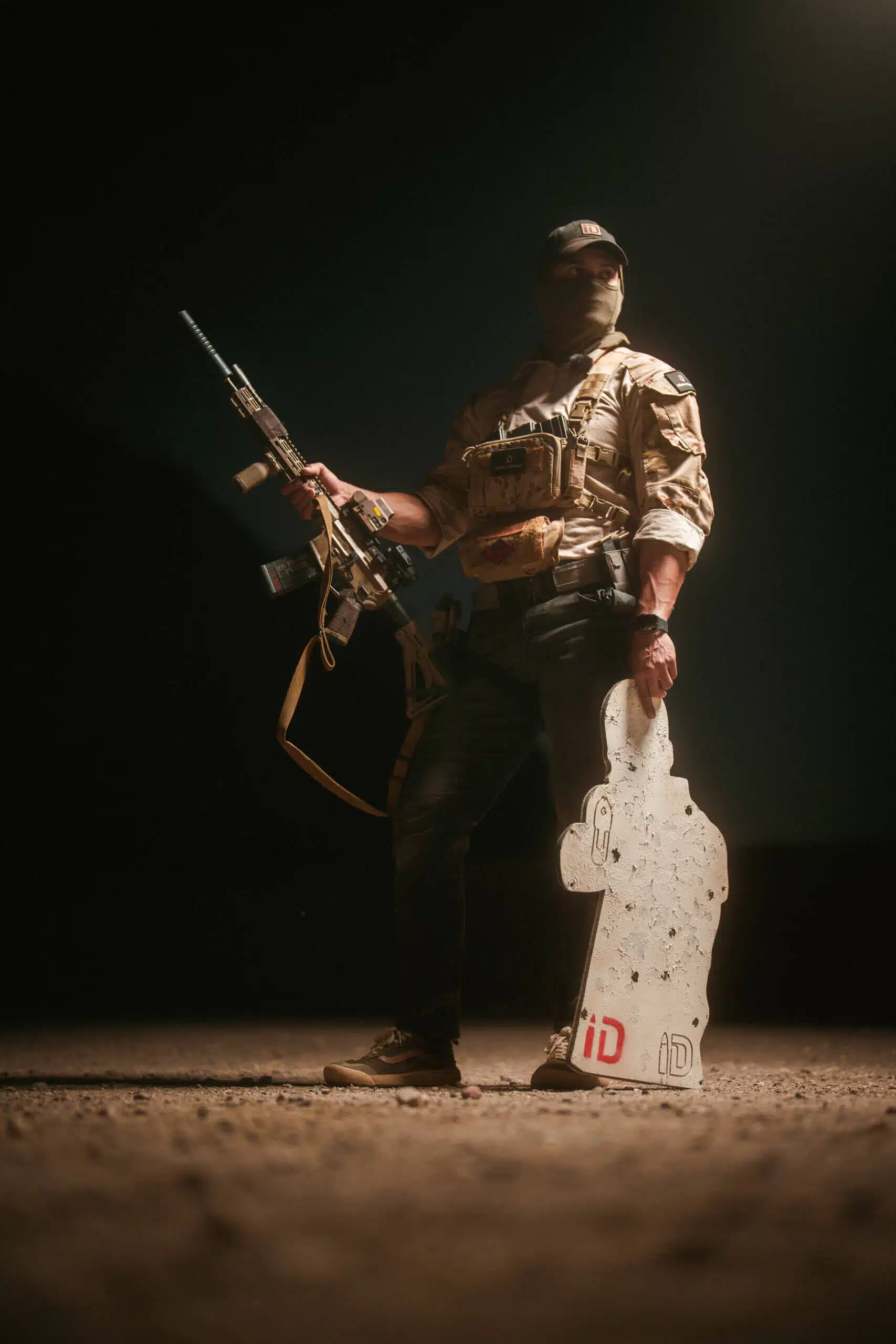 Threat shooter target Elijah AR-15