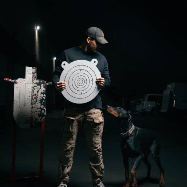 Infinity Bullseye Silhouette Target