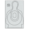 TSR-II TSRII TSR2 self healing rubber target