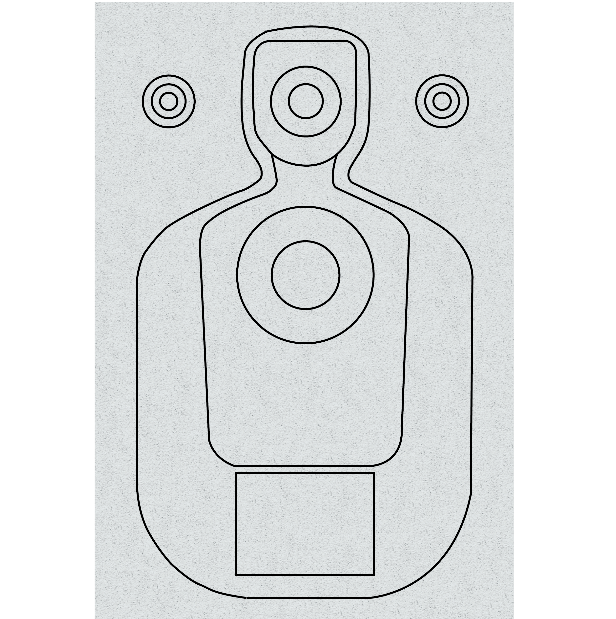 TQ-19E-AZ self healing rubber target