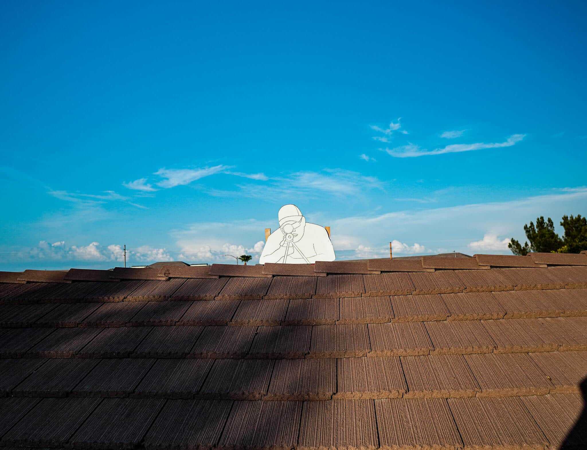TC-47 sniper on the roof target. self healing rubber target infinity targets