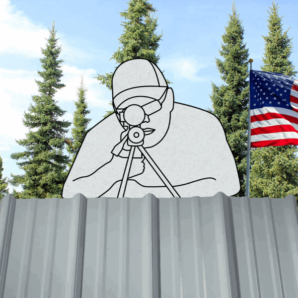 self-healing rooftop shooter target
