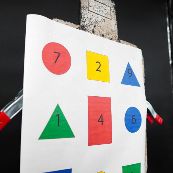 paper target self healing target infinity target blue yellow red target drill