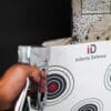 bullseye paper target. Infinity target, rubber target.