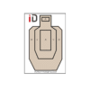 USPSA Paper Target half size scale shooting target