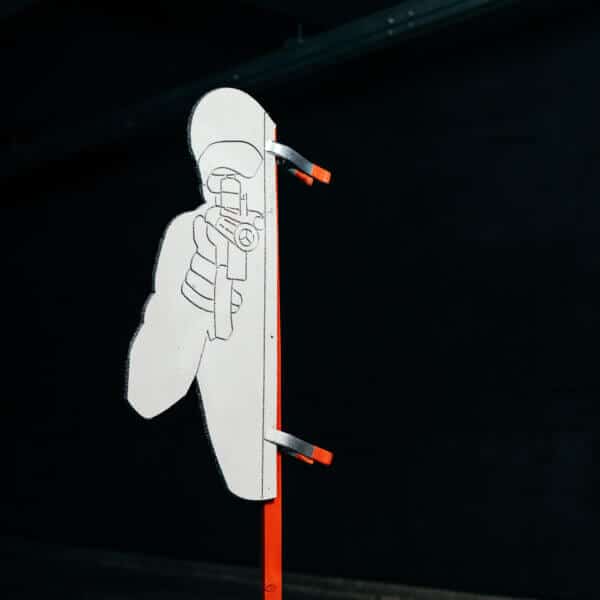 Right Handed peeping tom shooting target